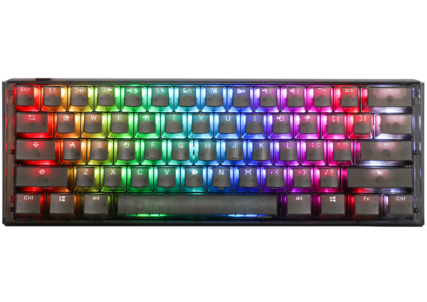 Køb Ducky One 3 - Aura Black Nordic - Mini 60% - Cherry Brown - RGB online billigt tilbud rabat gaming gamer