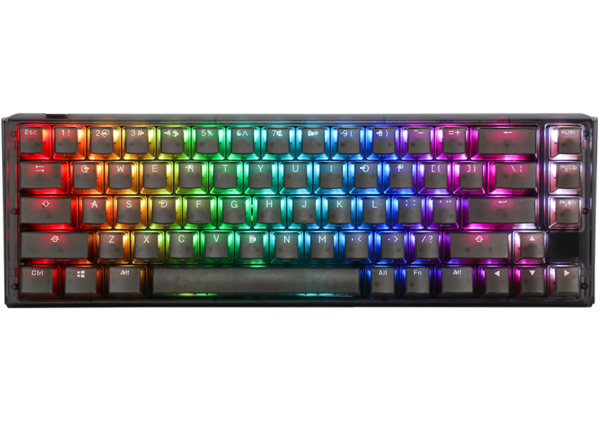 Køb Ducky One 3 - Aura Black Nordic - SF 65% - Cherry Brown - RGB online billigt tilbud rabat gaming gamer