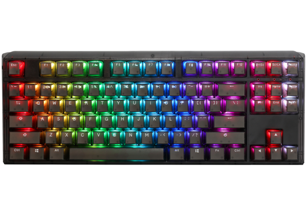 Køb Ducky One 3 - Aura Black Nordic - TKL - Cherry Blue - RGB online billigt tilbud rabat gaming gamer