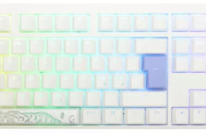 Køb Ducky One 3 - Classic Pure White Nordic - Fullsize - Cherry Brown online billigt tilbud rabat gaming gamer