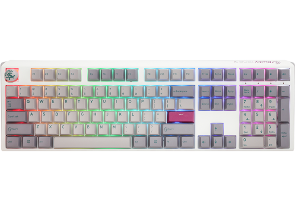 Køb Ducky One 3 - Mist Nordic - Fullsize - Cherry Blue - RGB online billigt tilbud rabat gaming gamer