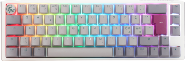 Køb Ducky One 3 - Mist Nordic - SF 65% - Cherry Brown - RGB online billigt tilbud rabat gaming gamer