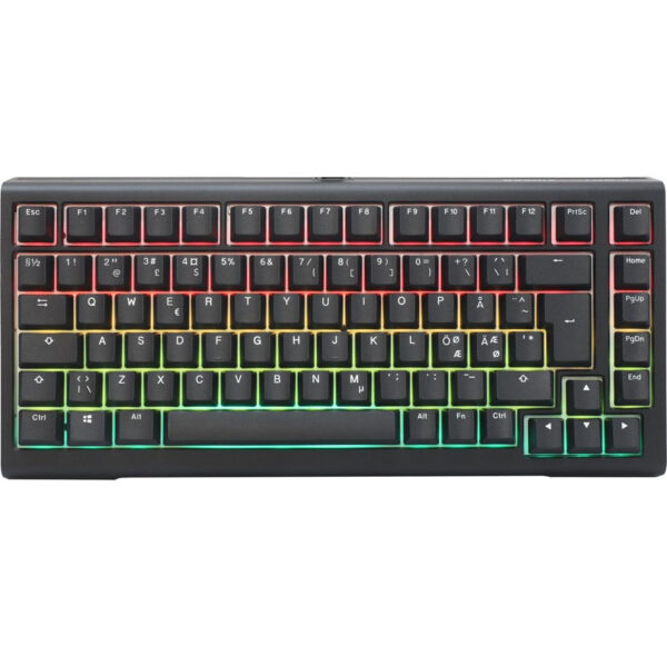 Køb Ducky Tinker75 - Prebuilt - ISO - Black - MX Cherry Red online billigt tilbud rabat gaming gamer