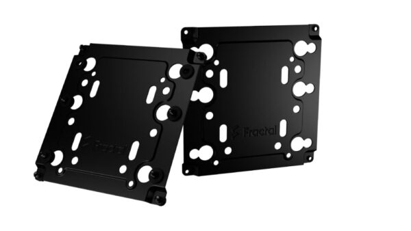 Køb Fractal Design Universal Multibracket Harddisk/flydende kølesystempumpe-monteringsbøjle 2-pack Sort online billigt tilbud rabat gaming gamer