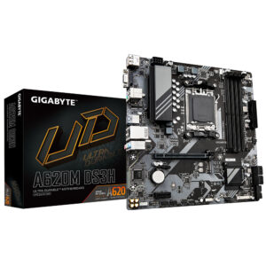 Køb GIGABYTE A620M DS3H - Socket AM5 - motherboard online billigt tilbud rabat gaming gamer