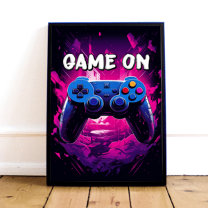 Køb "Game On" Plakat online billigt tilbud rabat gaming gamer