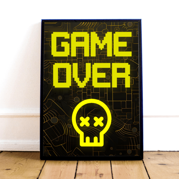 Køb "Game Over" Plakat online billigt tilbud rabat gaming gamer