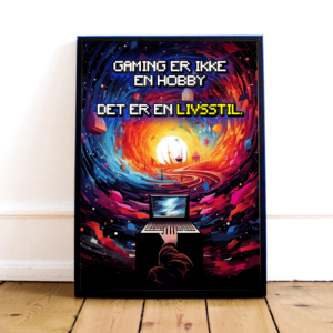 Køb "Gaming Livsstil" Plakat online billigt tilbud rabat gaming gamer