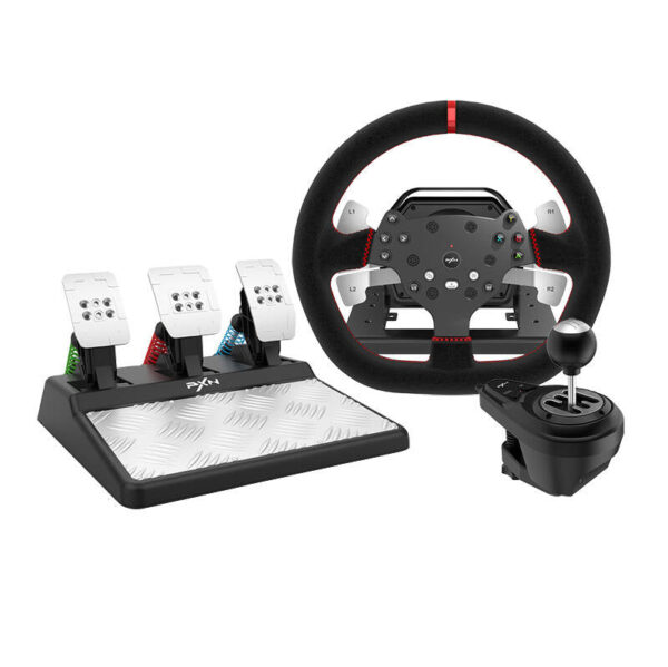 Køb Gaming Wheel PXN-V10 V2 (PC / PS3 / PS4 / XBOX ONE / SWITCH) online billigt tilbud rabat gaming gamer