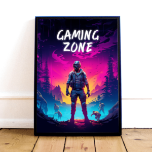 Køb "Gaming Zone" Plakat online billigt tilbud rabat gaming gamer