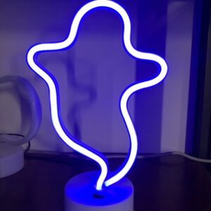 Køb Ghost Neon LED Lampe På Fod online billigt tilbud rabat gaming gamer