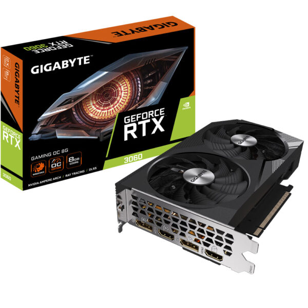 Køb Gigabyte GeForce RTX 3060 GAMING OC 8G rev. 2.0 8GB OC Edition online billigt tilbud rabat gaming gamer