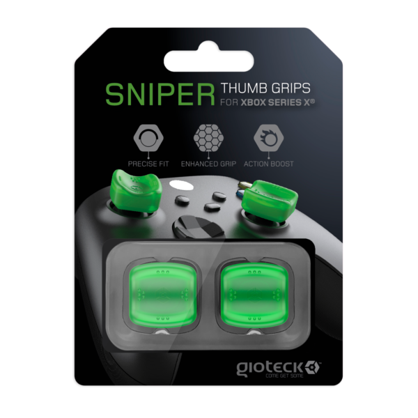 Køb Gioteck Sniper Thumb Grips (Translucent Green) online billigt tilbud rabat gaming gamer