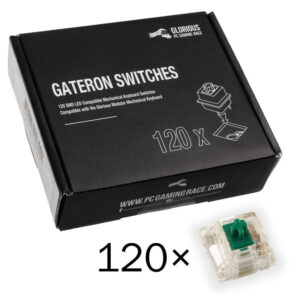 Køb Glorious Gateron Grøn Switches (120 stk) online billigt tilbud rabat gaming gamer