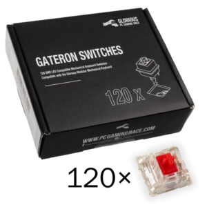 Køb Glorious Gateron Rød Switches (120 stk) online billigt tilbud rabat gaming gamer