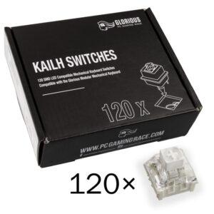 Køb Glorious Kailh Box Hvid Switches (120 Stk) online billigt tilbud rabat gaming gamer