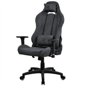 Arozzi Torretta Soft Fabric Gaming Chair - Dark Grey